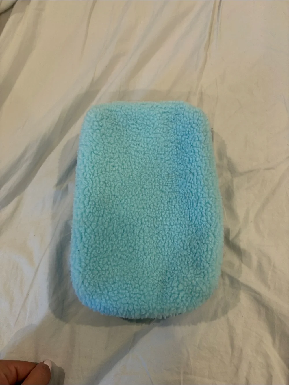 Sephora Light Blue Plush Bath Storage Pouch